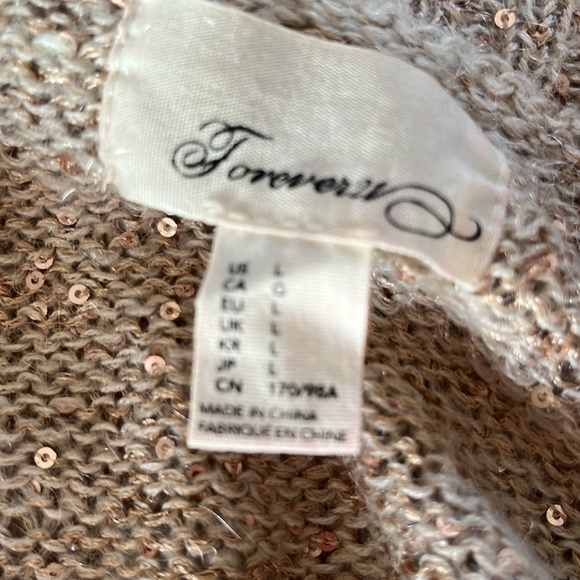 Forever 21 sparkle sweater - Picture 4 of 9